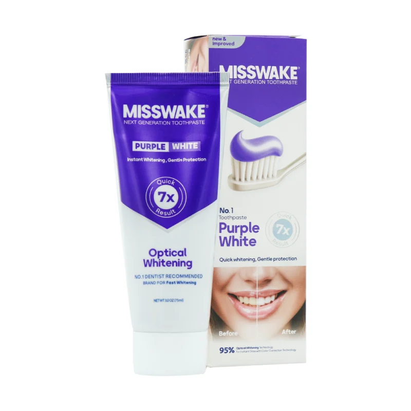 خمیر دندان ضد زردی Purple White میسویک 75 میلی لیتر - Image 1