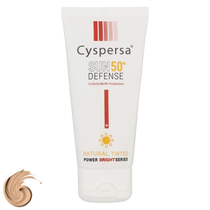 c4ec5001cd64463f6c879679cfe333f7b6c4db94_1755788361 کرم ضد آفتاب رنگی سیسپرسا، SPF 50، مدل power bright NT، مناسب انواع پوست با تنالیته رنگ متوسط - Image 1