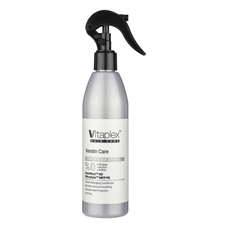 02 اسپری براقکننده مو ویتاپلکس KC04 مخصوص موهای کراتینشده 300 میل - Image 1