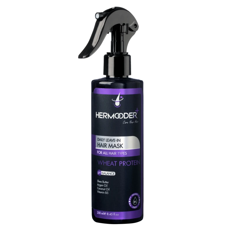 013 ماسک مو بدون آبکشی هرمودر مدل Wheat Protein مناسب برای انواع مو حجم 250 میلی لیتر - Image 1