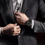 ساعت مچی عقربه‌ای کوارتز مردانه مدل دارک واچ بند سبک قفل مخفی کد ۱۱ - Image 3