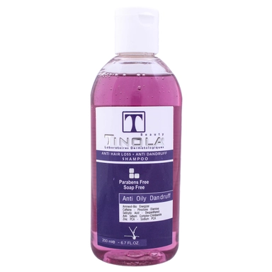 شامپو مو تقویت کننده و ضد شوره تینولا بیوتی (Tinola beauty) کد TI07 حجم 200 میلی‌لیتر