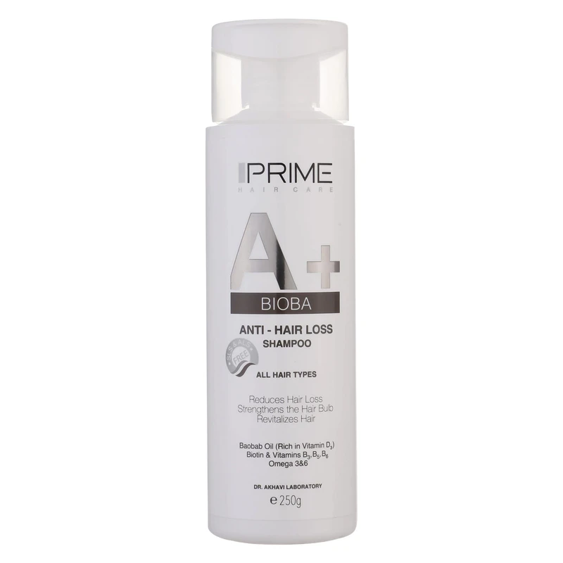 cb3dad2ad7afffaa65d4d1c63009b47c383ff709_1754835750 شامپو ضد ریزش و تقویتکننده پرایم مدل A+ Bioba حجم 250 - Image 1