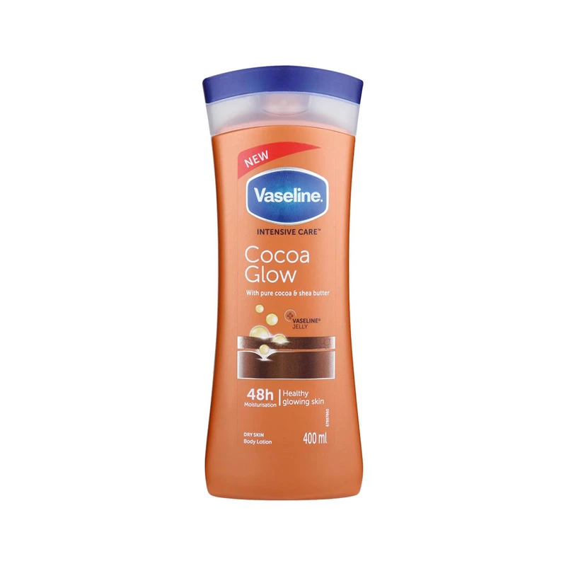 05 لوسیون بدن وازلین مدل Cocoa Glow | حجم ۴۰۰ میلیلیتر - Image 1